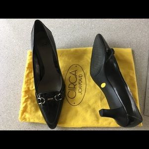 Black dressy shoes. 8 1/2 Narrow